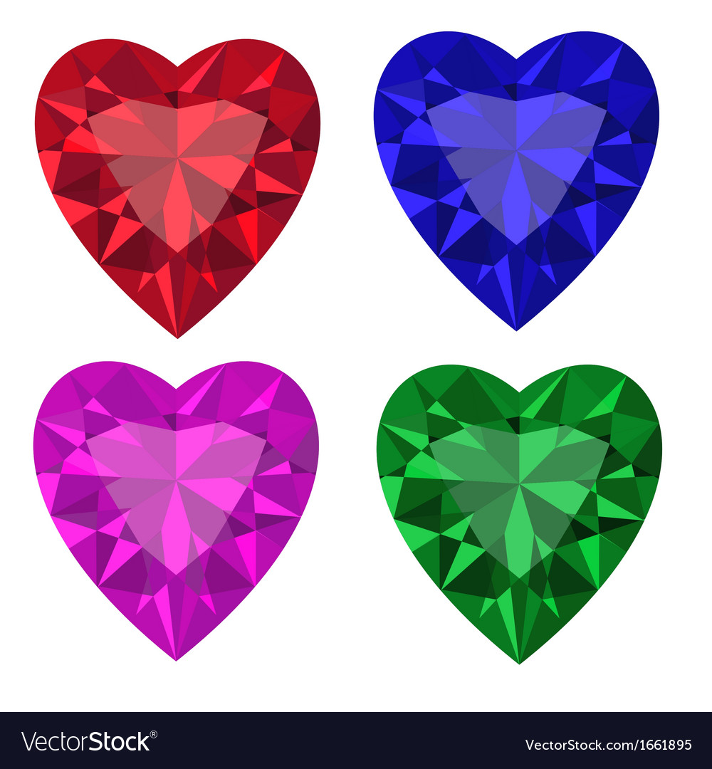 Jewel set3 Royalty Free Vector Image - VectorStock