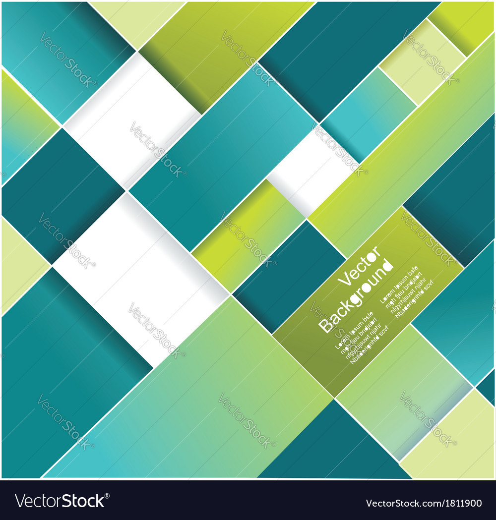 Abstract distortion from rhomb shape background Vector Image