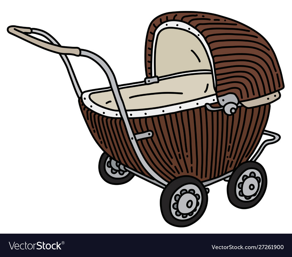 wicker stroller