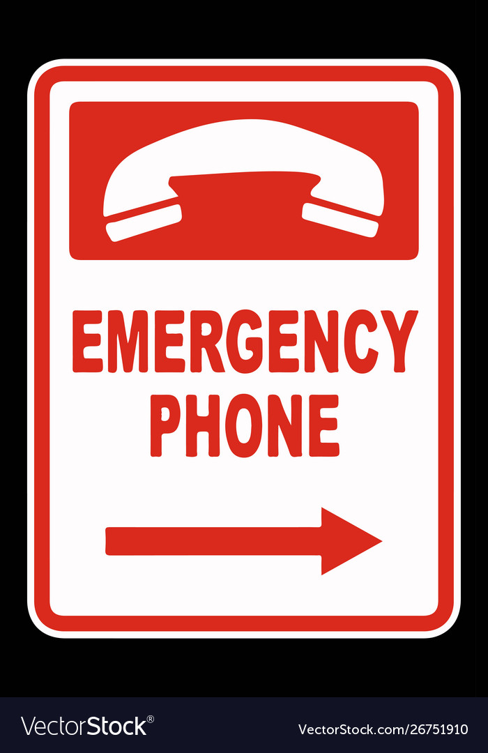 Emergency call phone icon