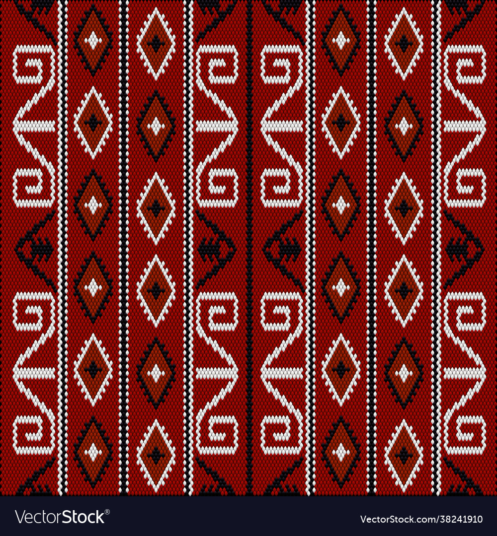 Seamless ethnic ornament for fabrics interiors Vector Image