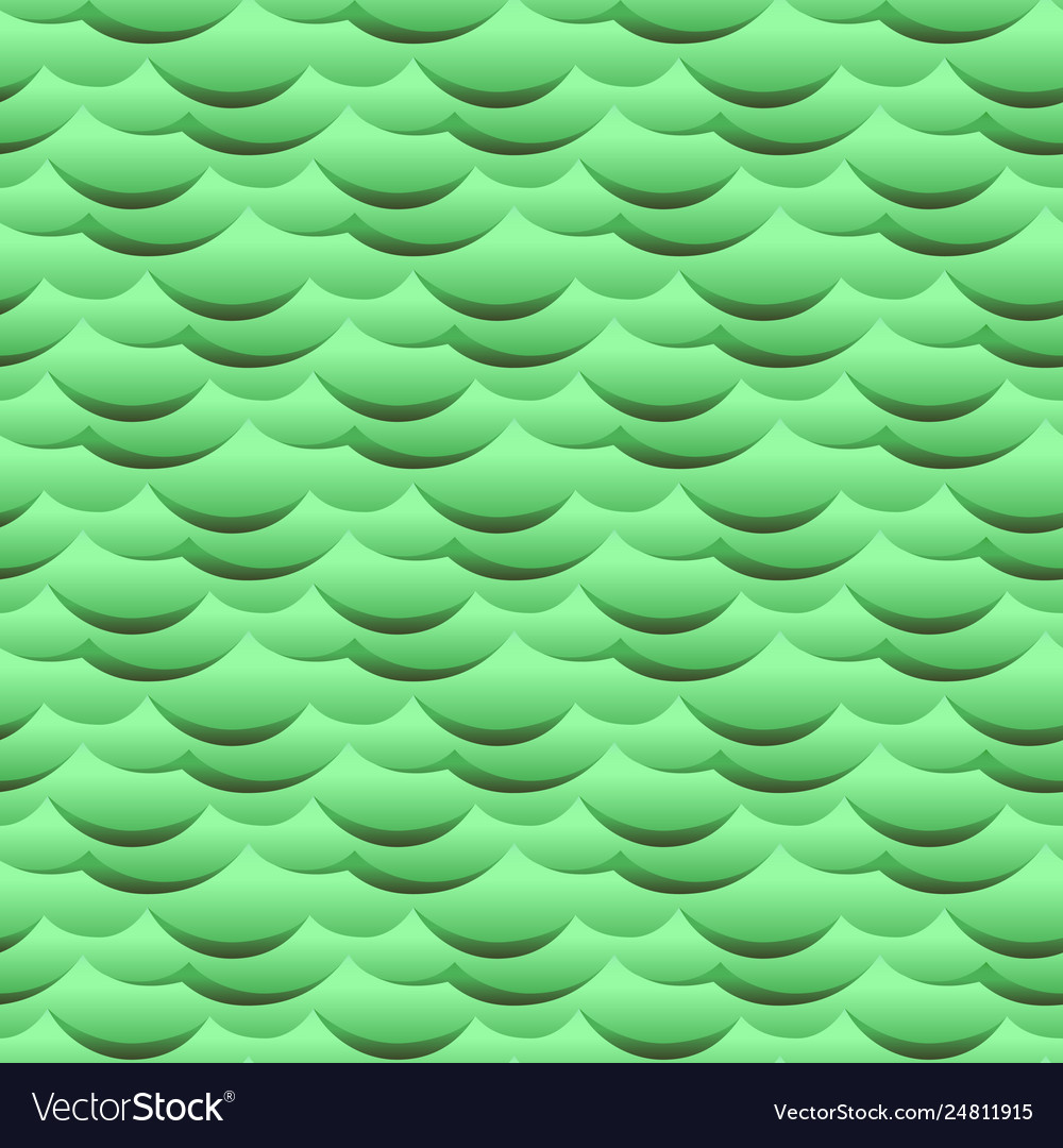 Green poisoned water waves seamless texture Vector Image