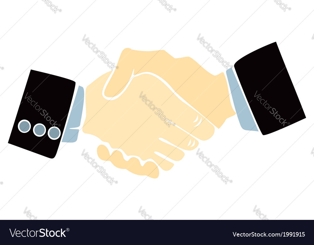 Handshake Royalty Free Vector Image Vectorstock Handshake Royalty Free Vector Image Vectorstock