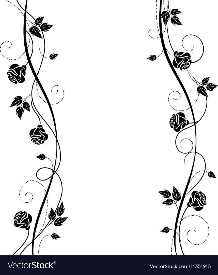 Featured image of post Simple Flower Design Black And White / Fabric design with simple flowers.