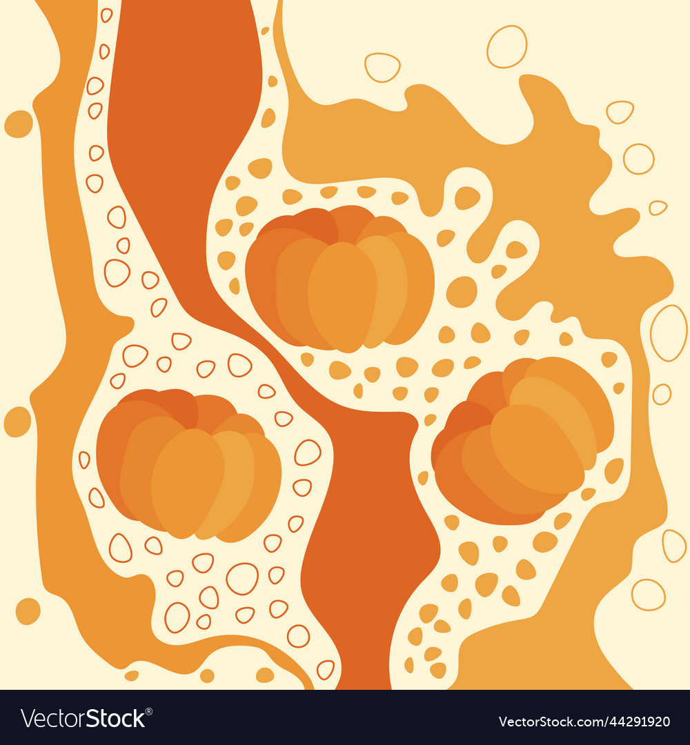 Abstract of an orange-colored peeled Royalty Free Vector