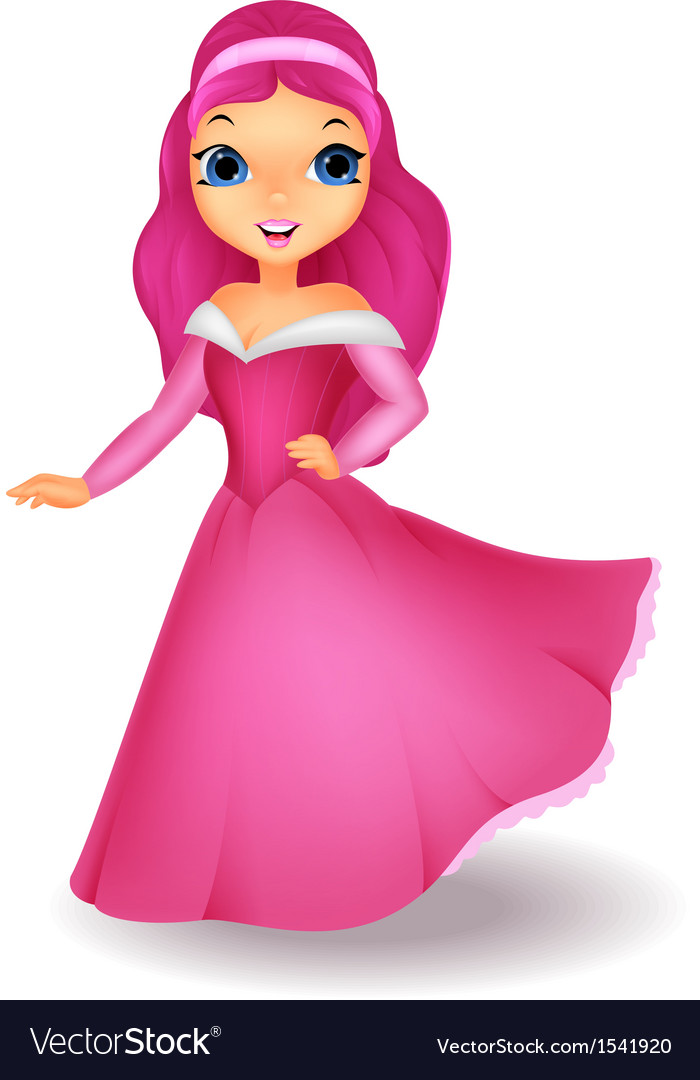 Beautiful girl cartoon