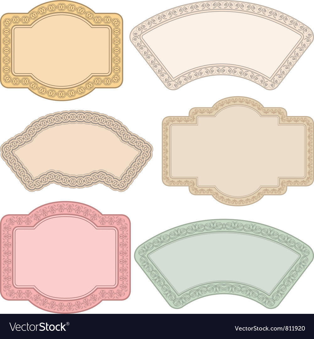 Vintage background with ornaments Royalty Free Vector Image