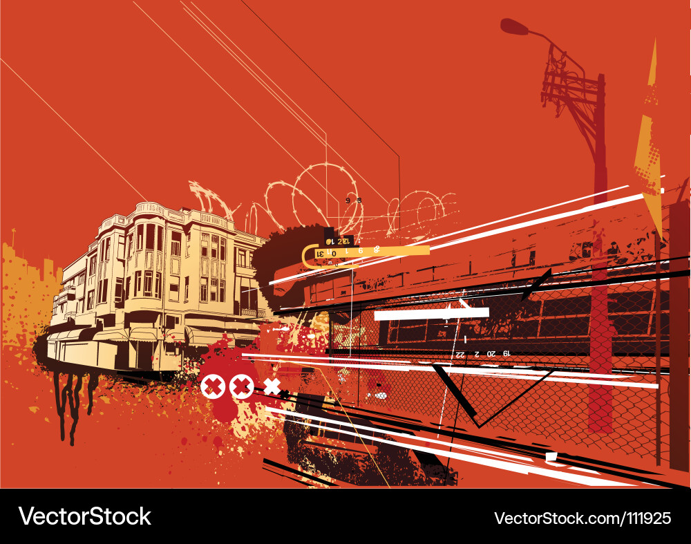 Urban background Royalty Free Vector Image - VectorStock