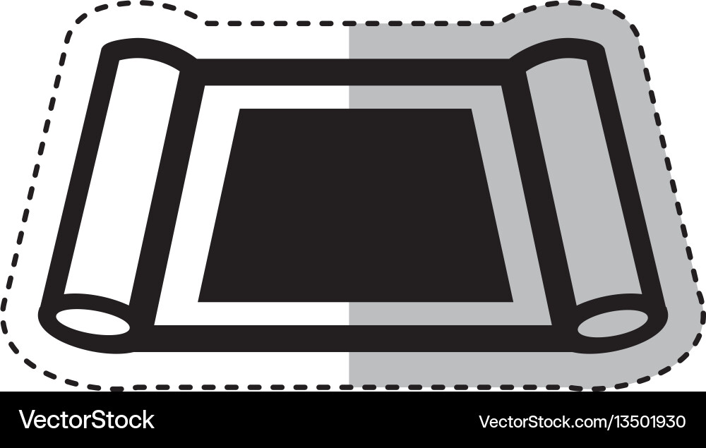 Construction plane isolated icon Royalty Free Vector Image