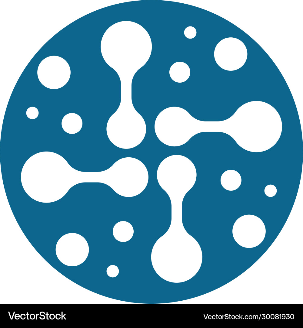 Molecule icon Royalty Free Vector Image - VectorStock