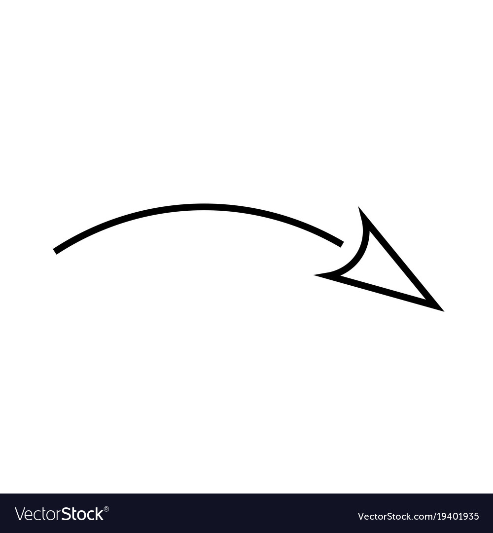 Arrow beaytiful Point Icon Vector Stock
