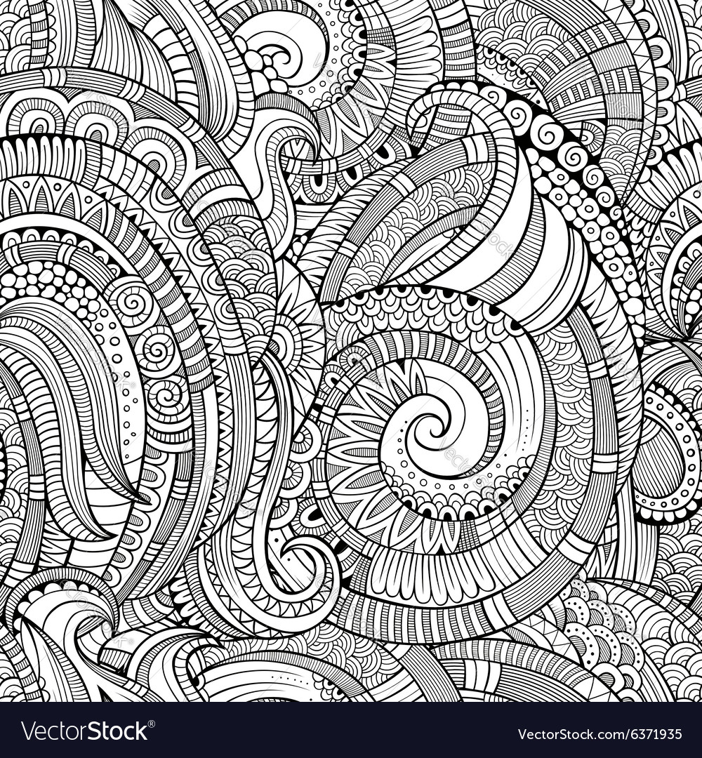 vintage decorative ornamental seamless pattern vector image vectorstock