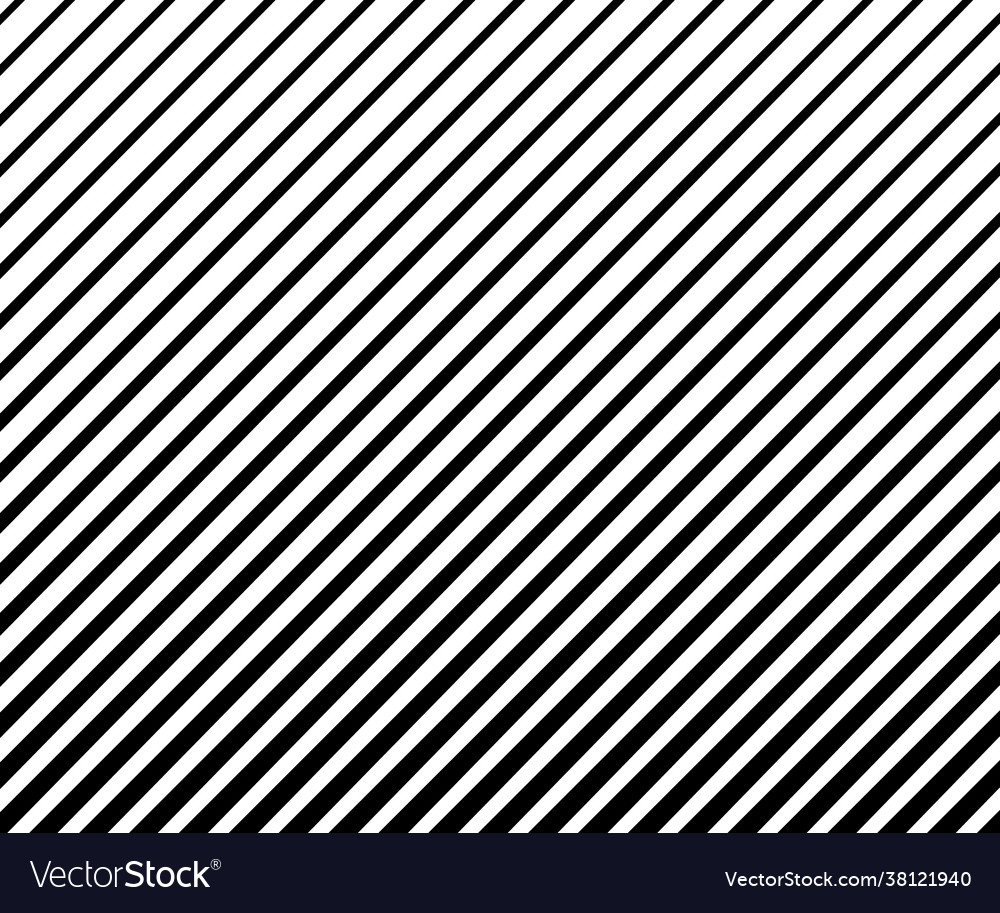 Abstract black diagonal striped background Vector Image