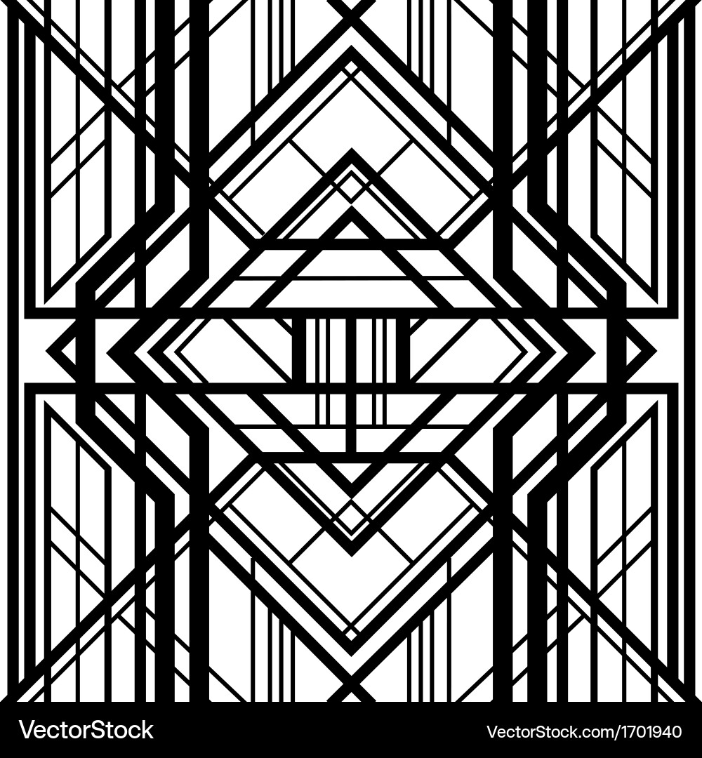 Abstract geometric pattern Royalty Free Vector Image