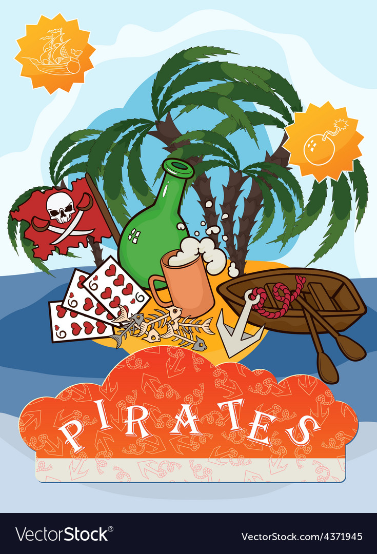 Template For Greeting Card Menu Or Flyer Vector Image On Vectorstock