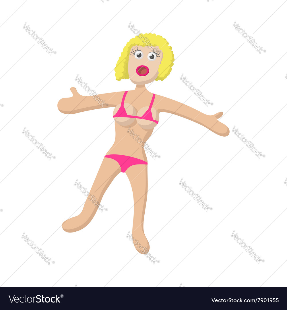 Sex Doll Icon Cartoon Style Royalty Free Vector Image