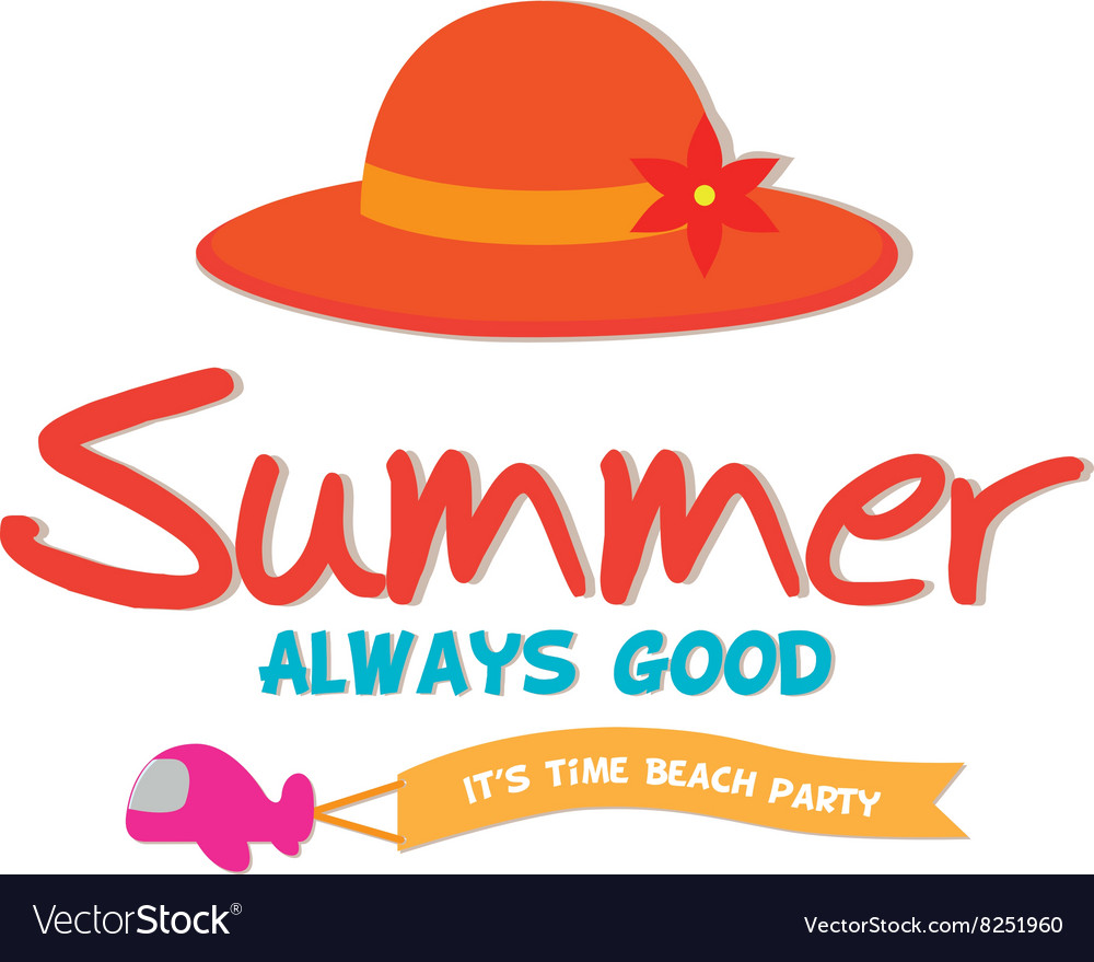 Summer vacation Royalty Free Vector Image - VectorStock