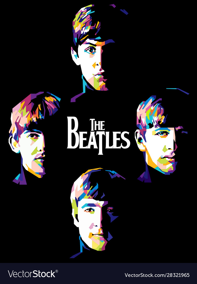 Beatles Royalty Free Vector Image - VectorStock