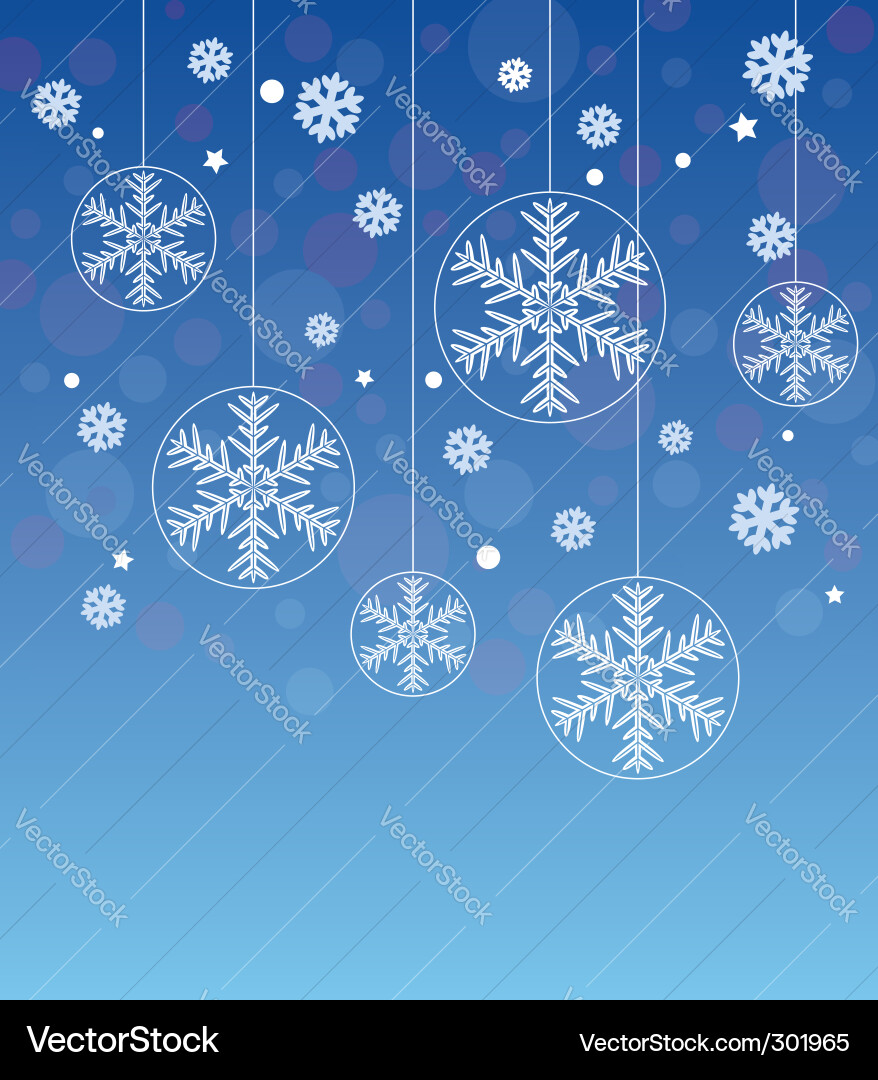 Snowflakes Royalty Free Vector Image - VectorStock