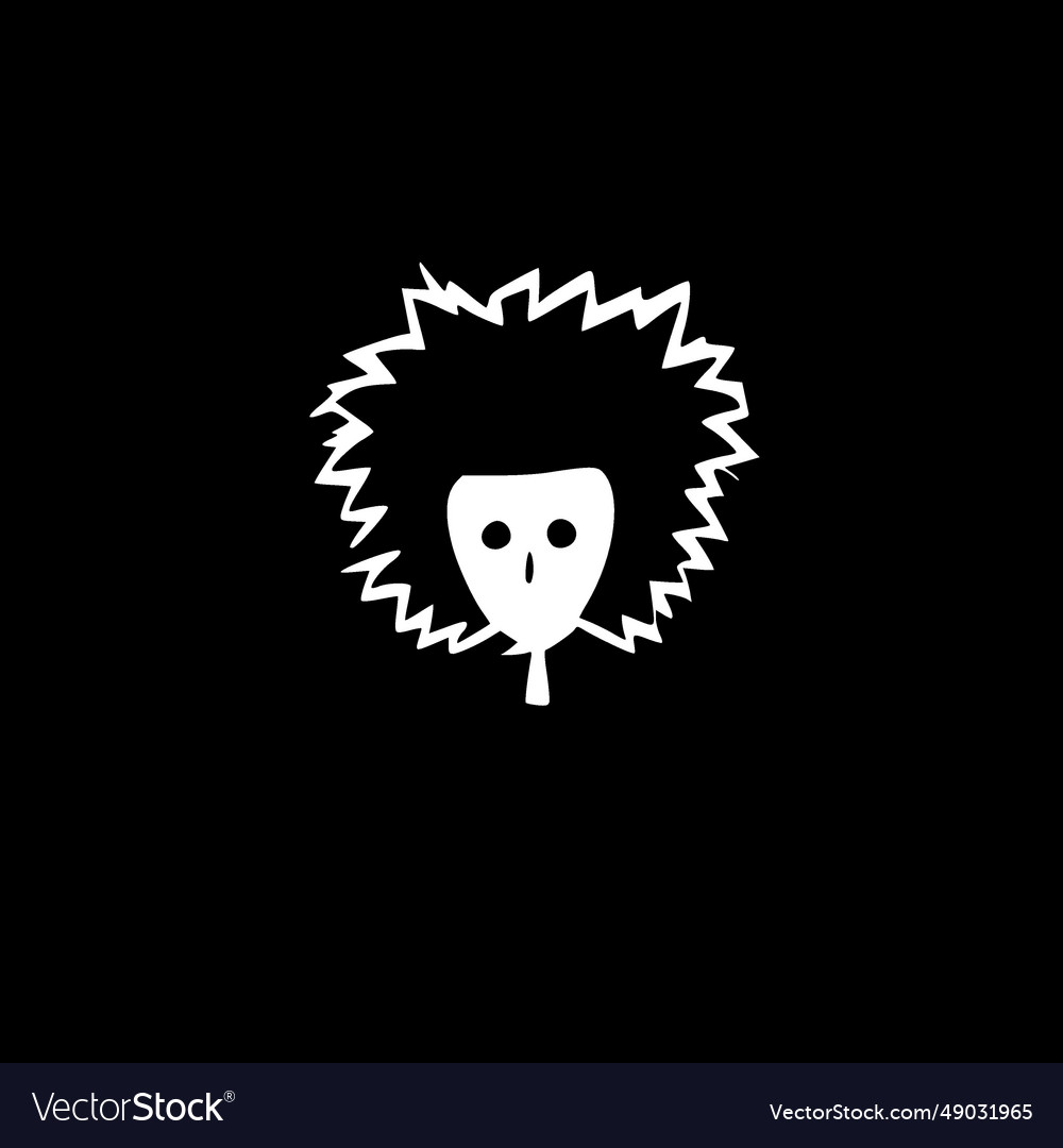 Texture - black and white isolated icon Royalty Free Vector