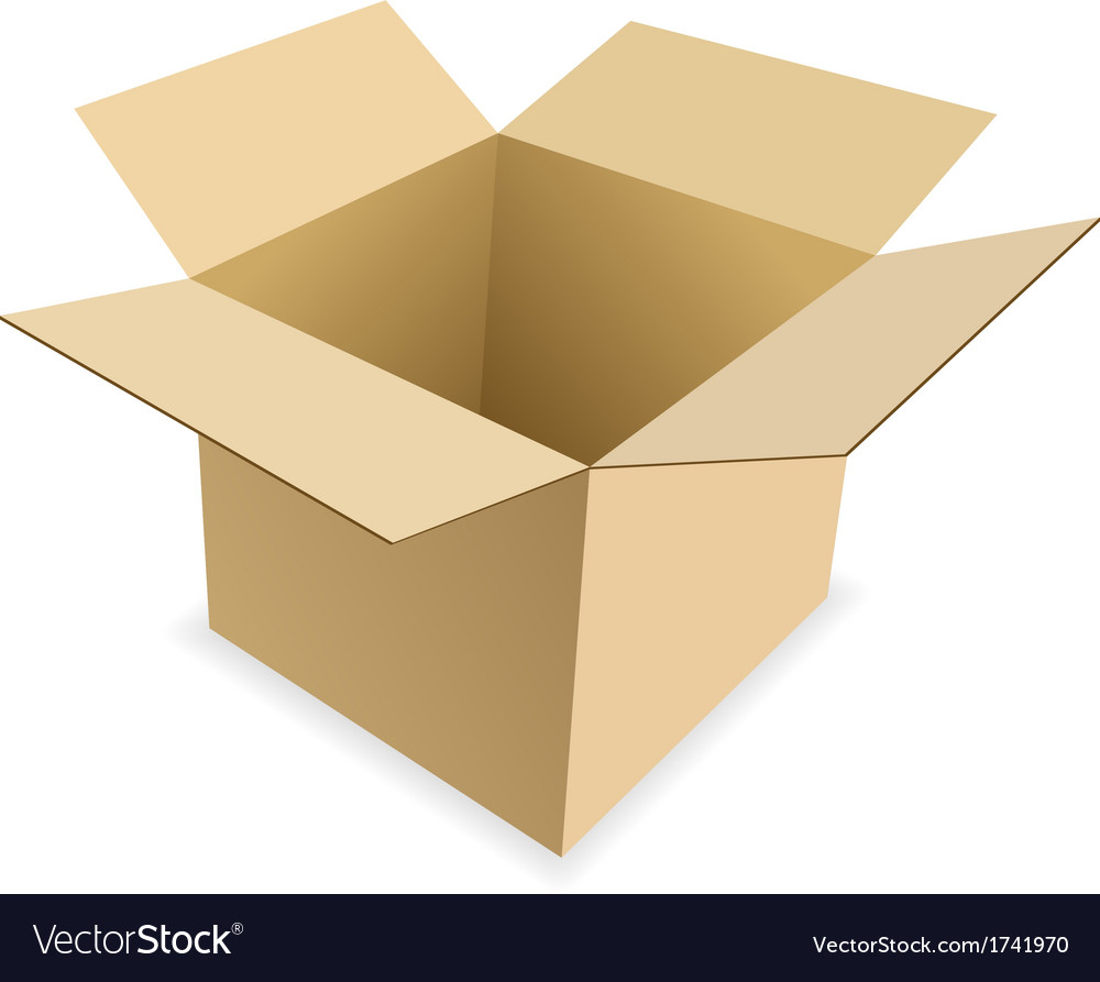 Carton box Royalty Free Vector Image - VectorStock