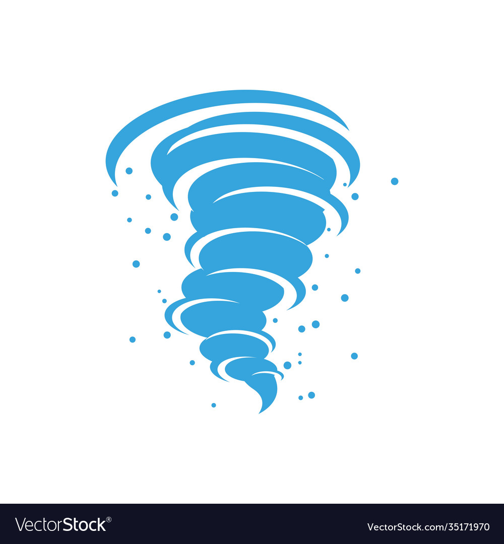 Tornado symbol Royalty Free Vector Image - VectorStock