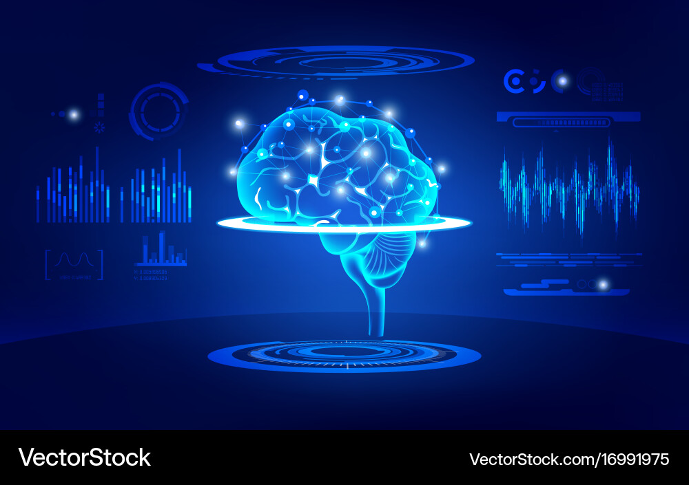 Brain test Royalty Free Vector Image - VectorStock