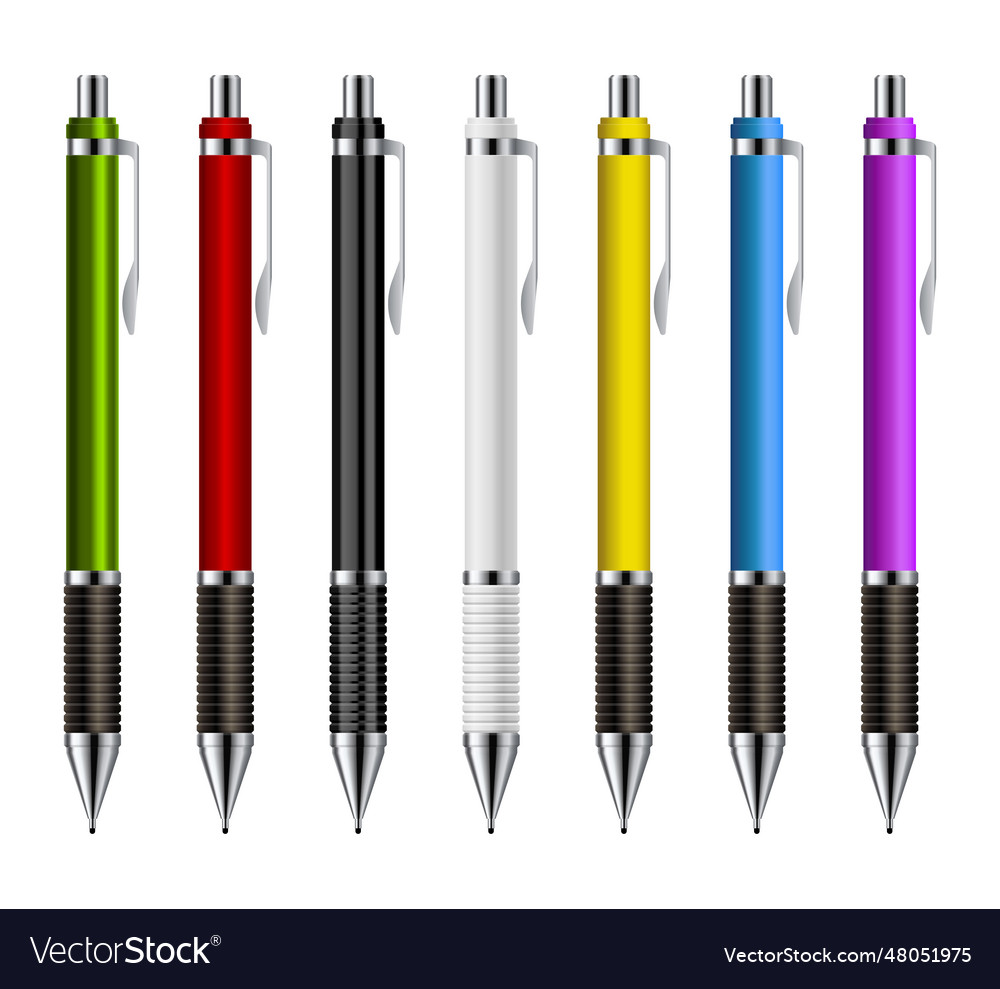 Mechanical pencil isolated on white Royalty Free Vector