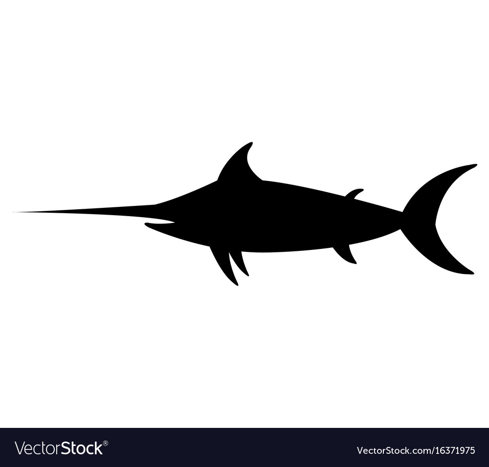 Swordfish icon Royalty Free Vector Image - VectorStock