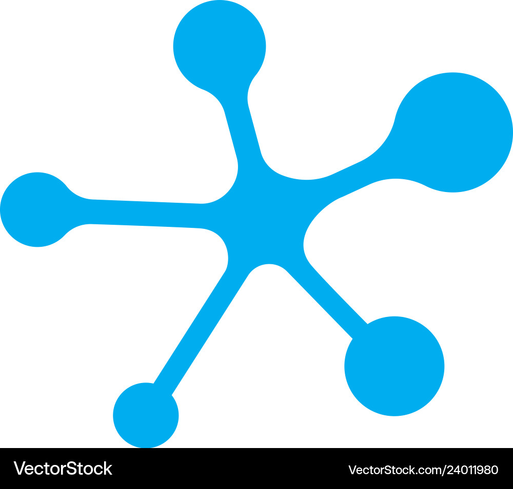 Molecule design Royalty Free Vector Image - VectorStock
