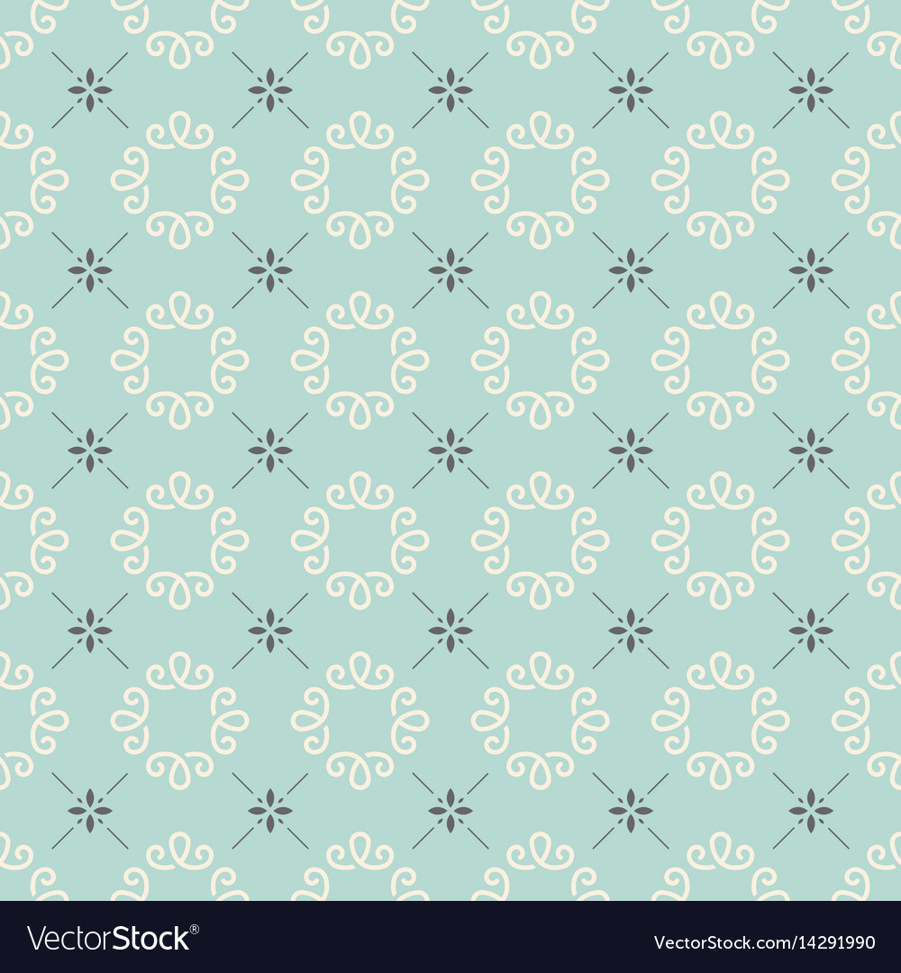 Monogram seamless pattern Royalty Free Vector Image