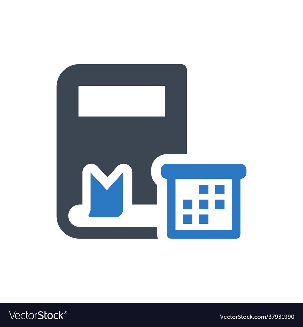 Study program icon Royalty Free Vector Image - VectorStock
