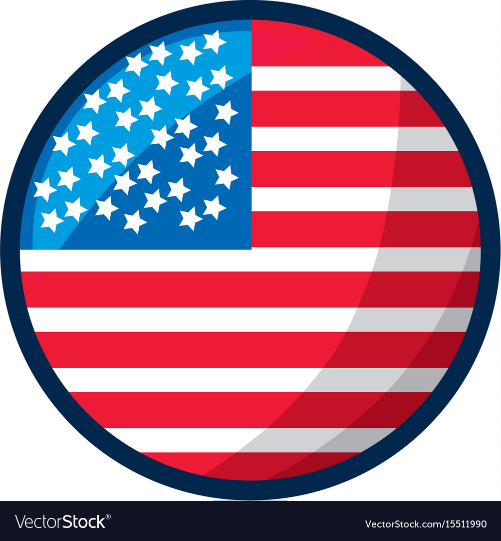 United states flag symbol Royalty Free Vector Image