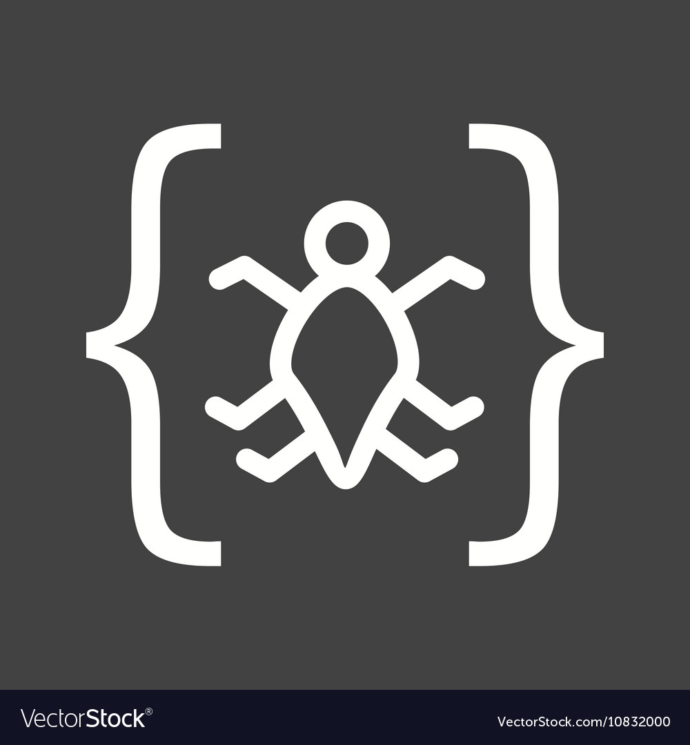 bug-in-code-royalty-free-vector-image-vectorstock