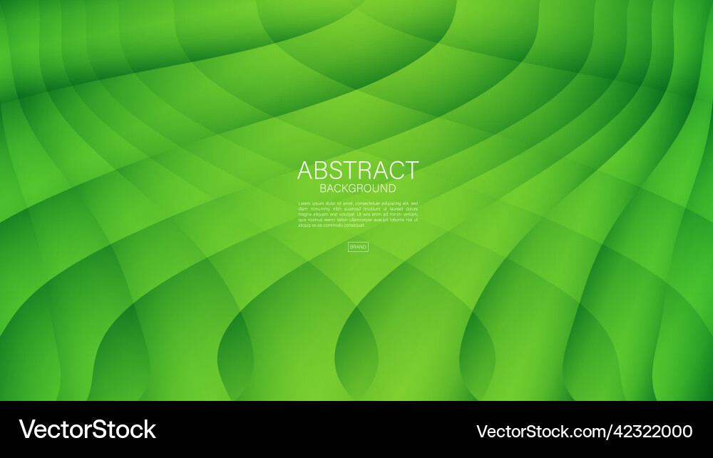 Green wave abstract background pattern Royalty Free Vector