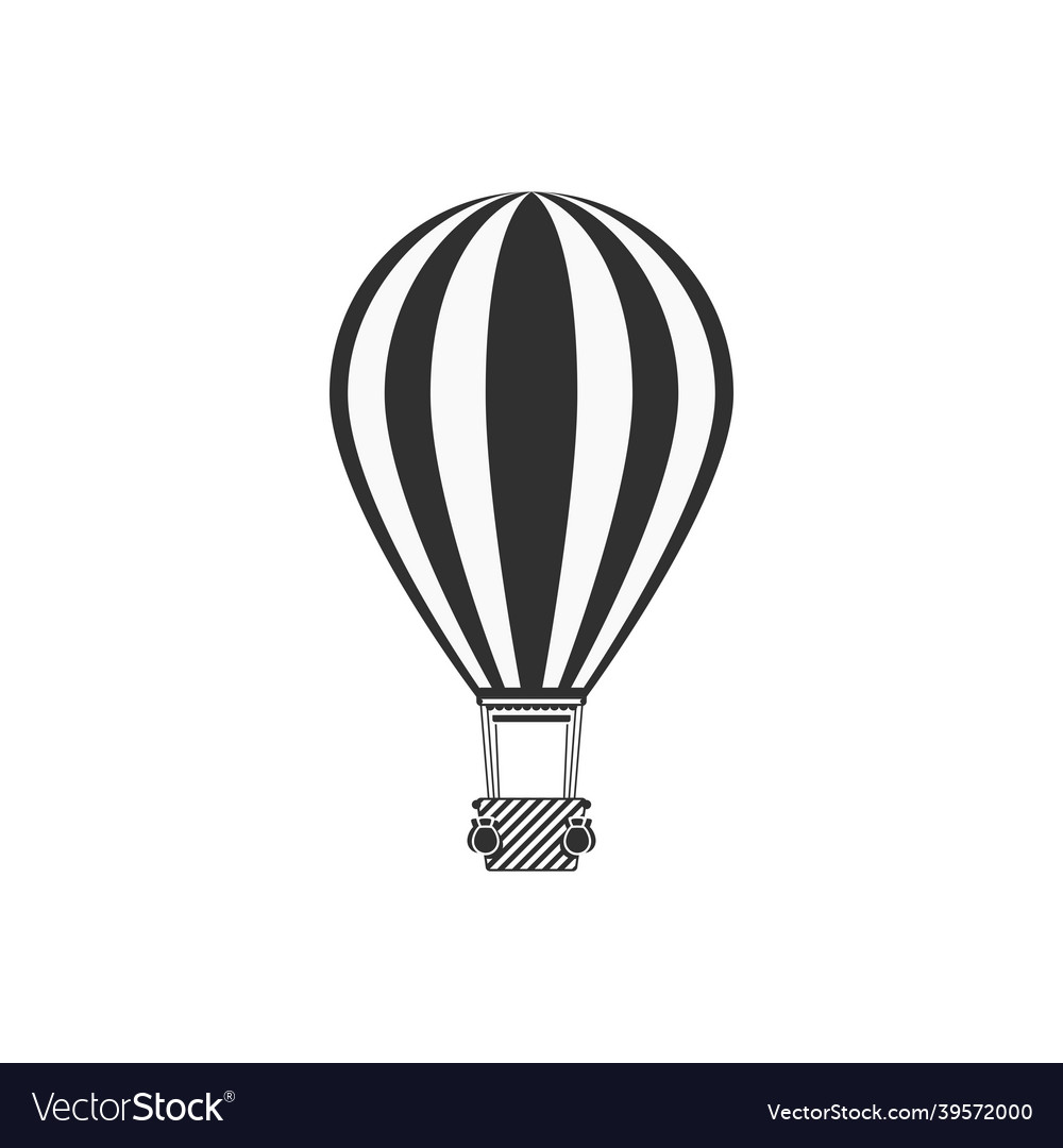 Hot air balloon vector image Hot air balloon