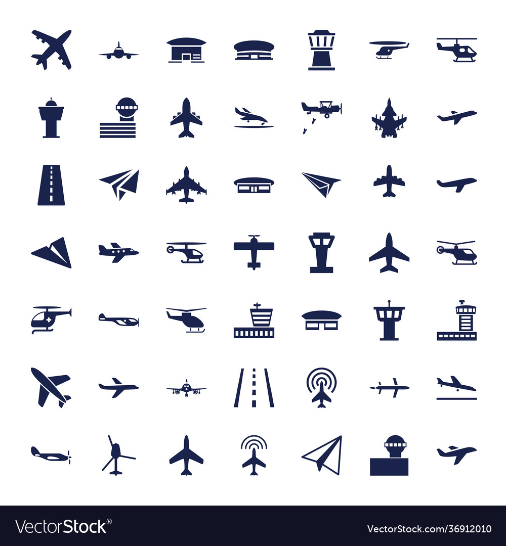 49 aviation icons