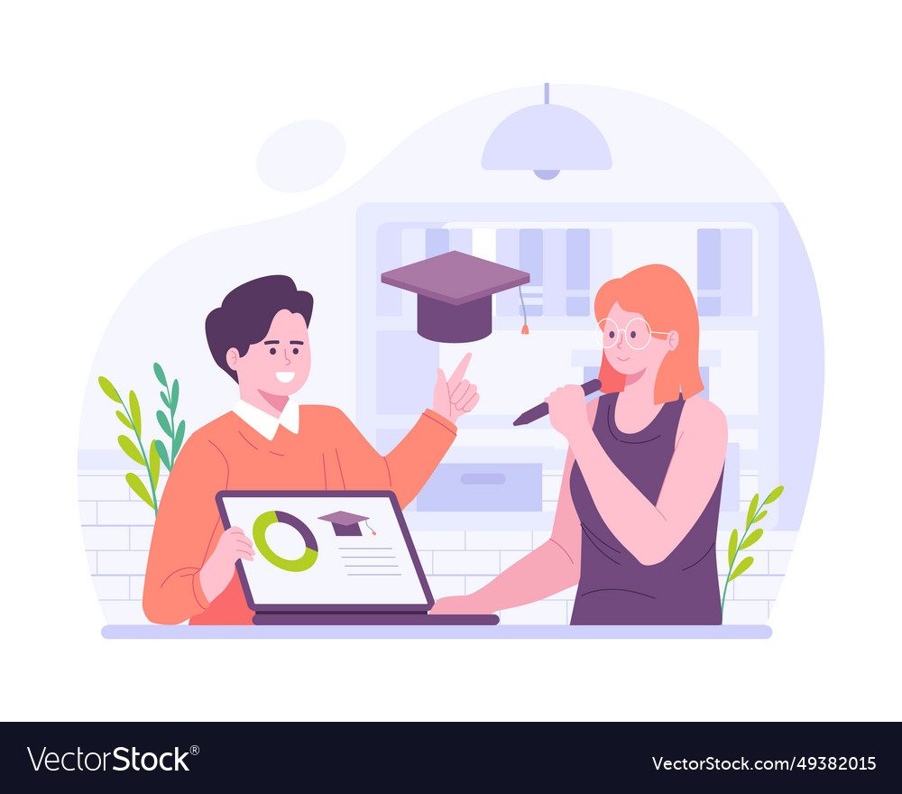Education loan Royalty Free Vector Image - VectorStock