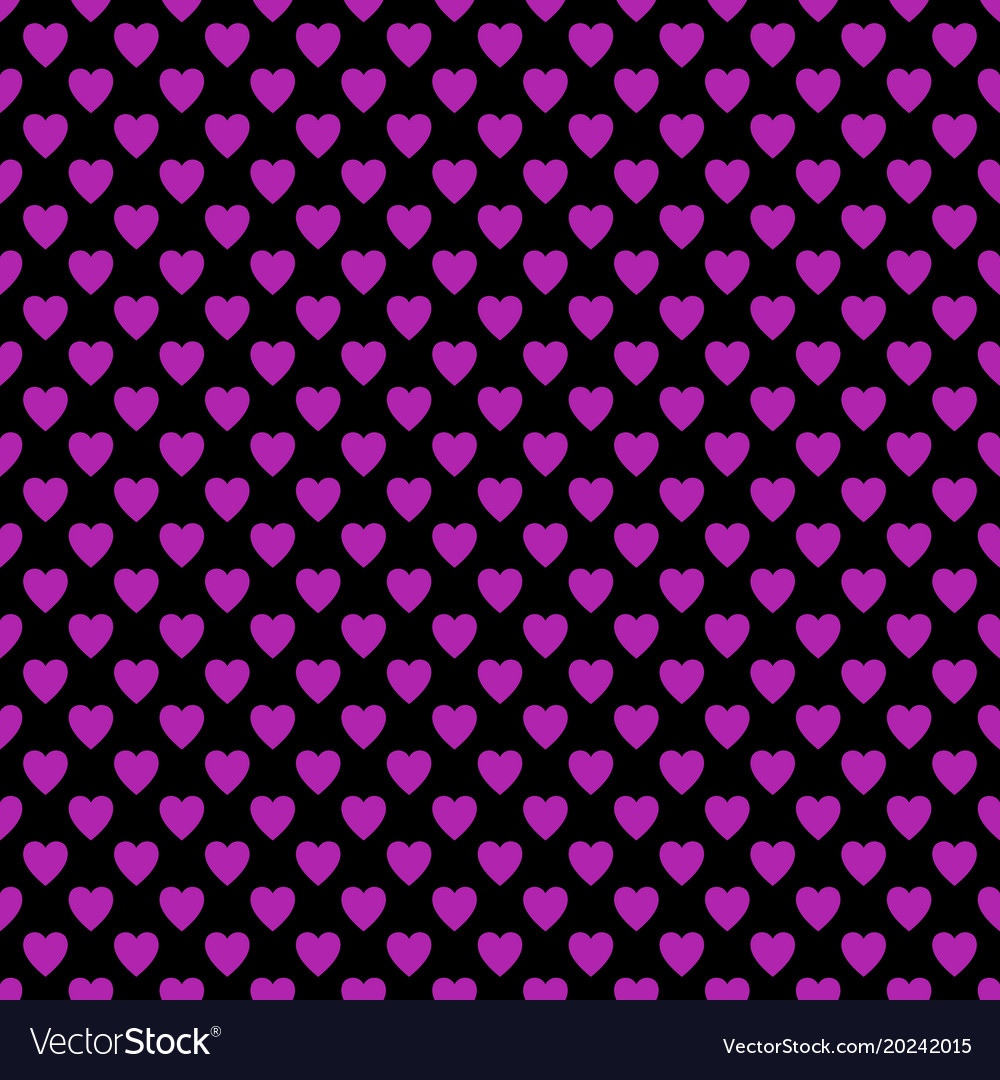 Seamless heart pattern background - love concept Vector Image