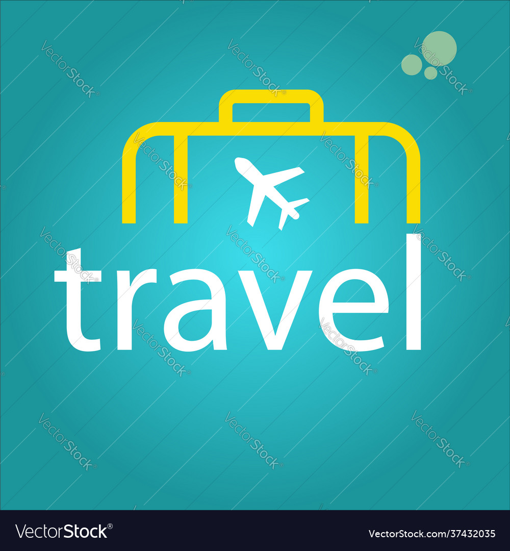 Logo travel template Royalty Free Vector Image