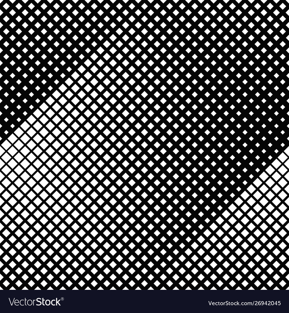 Monochrome square pattern background - abstract Vector Image