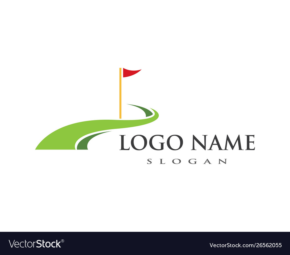 Golf Logo Template Royalty Free Vector Image Vectorstock