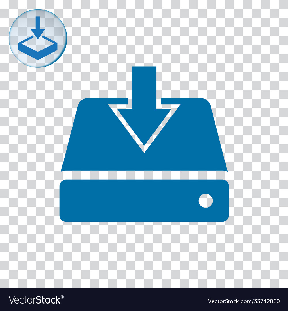 Data download icon Royalty Free Vector Image - VectorStock