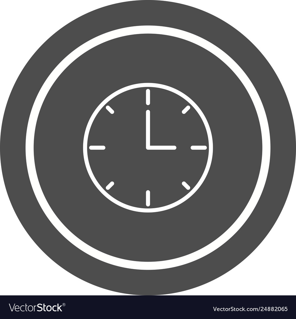 Clock Icon Design Royalty Free Vector Image - Vectorstock