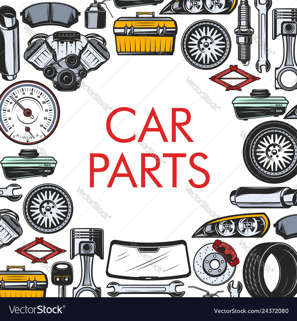 Car Spare Parts Free Vector Reviewmotors Co