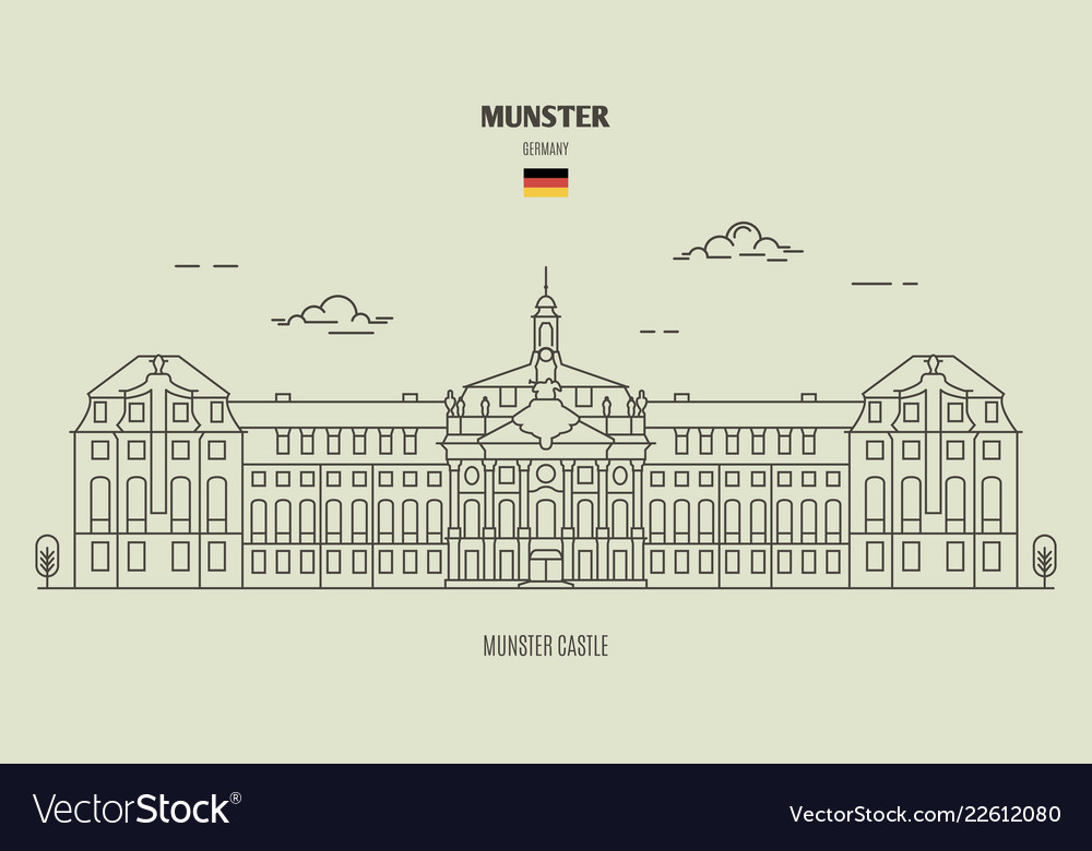 Castle In Munster Royalty Free Vector Image - Vectorstock