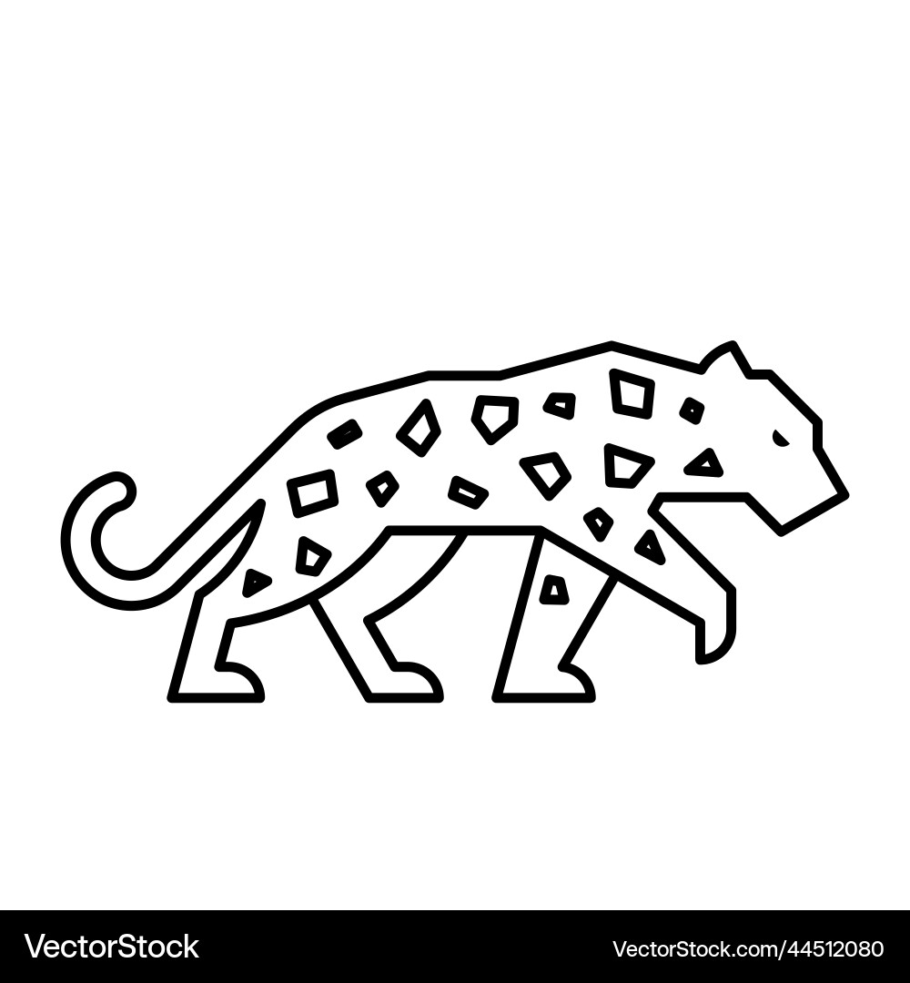 Leopard logo Royalty Free Vector Image - VectorStock