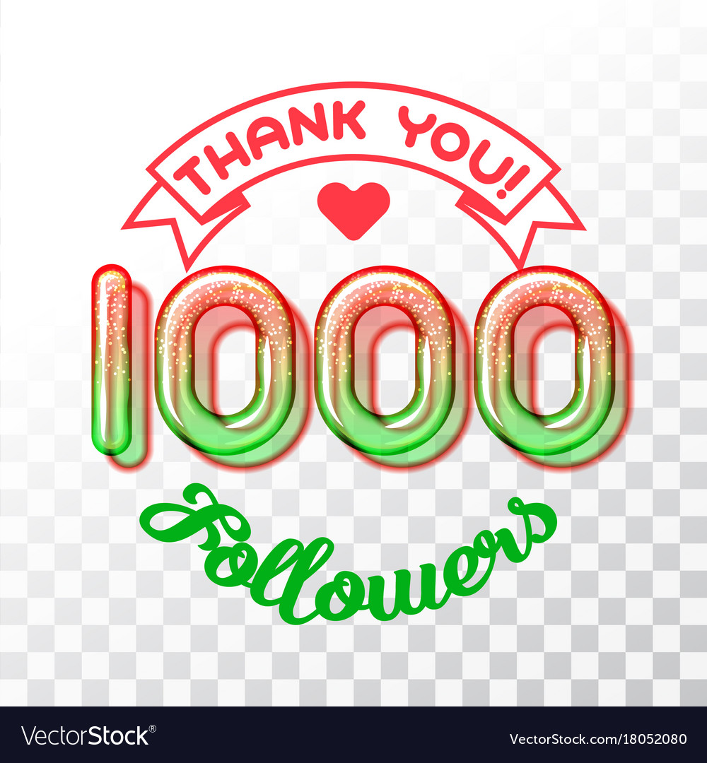 1000 спасибо. 1000 вектор.