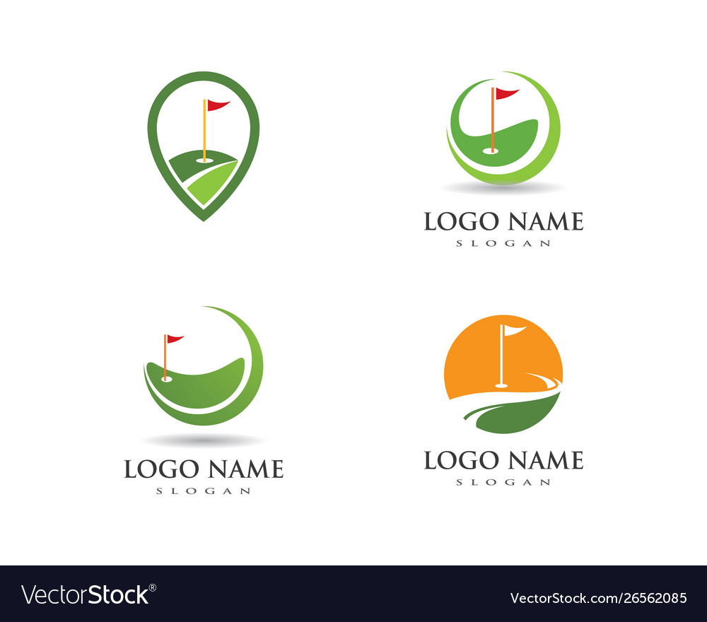 Golf logo template Royalty Free Vector Image - VectorStock