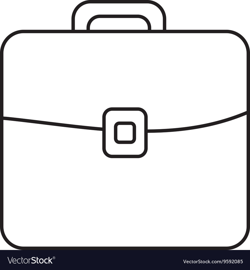 Suitcase icon bag design graphic Royalty Free Vector Image